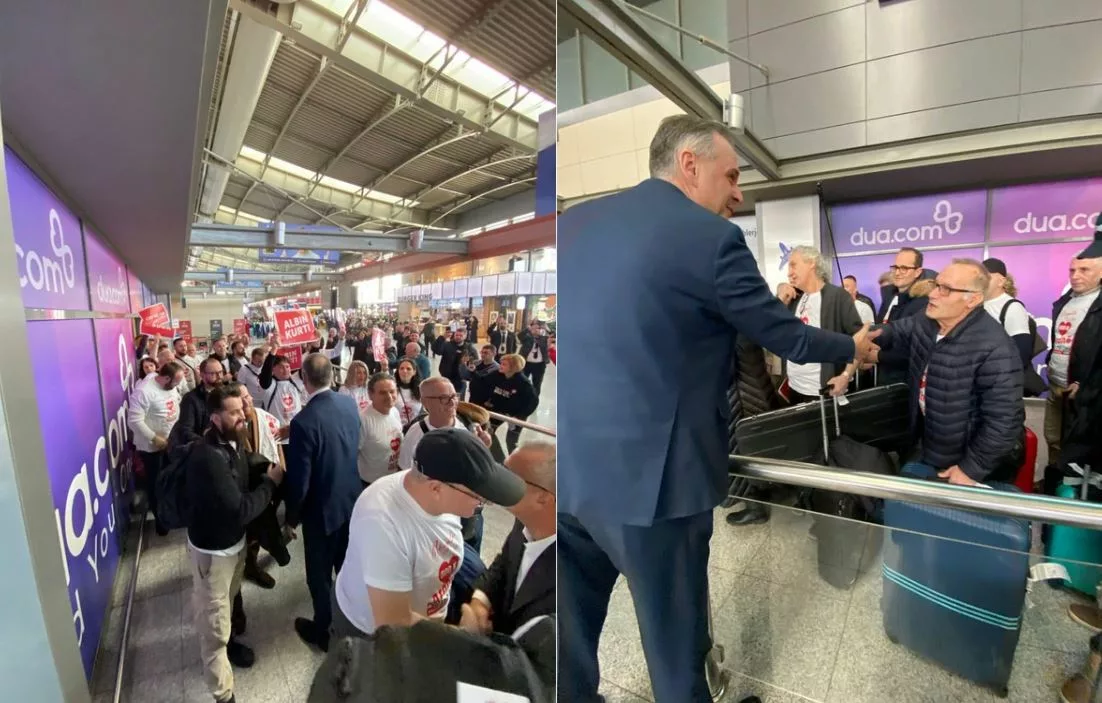 Bajqinovci shkon në aeroport, mirëpret diasporën 1 mefi.webp