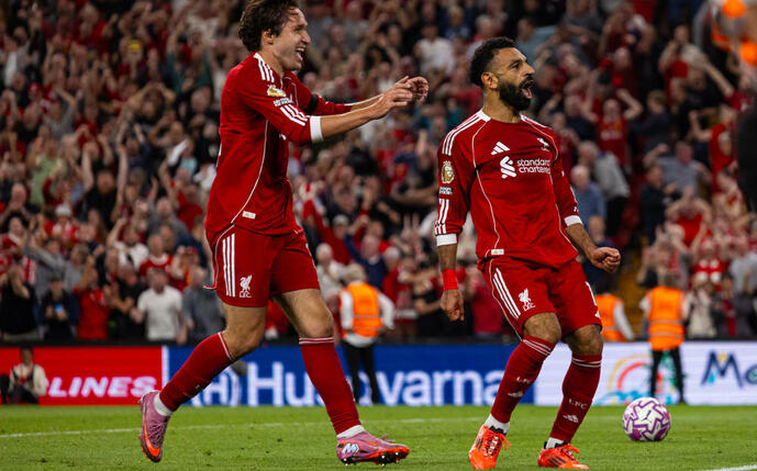 87:46 – Numrat për Liverpool kundër Bournemouth