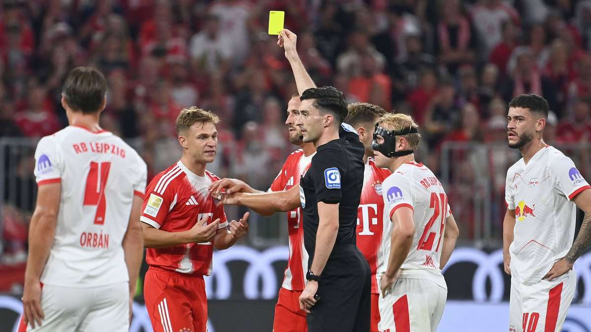 Kimmich merr lavdërime të mëdha për ankesat duke përfshirë një karton të verdhë në RB-Gala