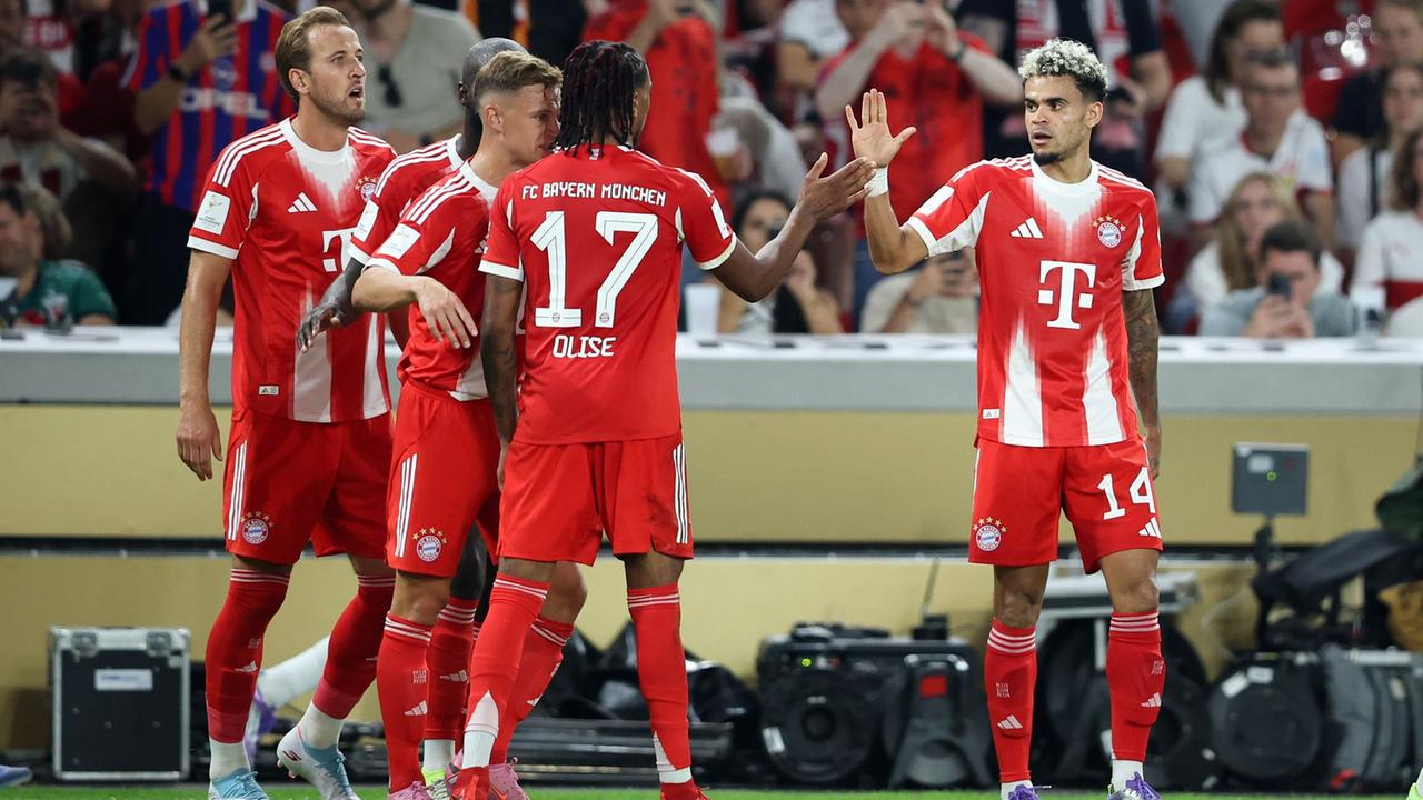 br harry kane joshua kimmich michael olise und luis diaz 100