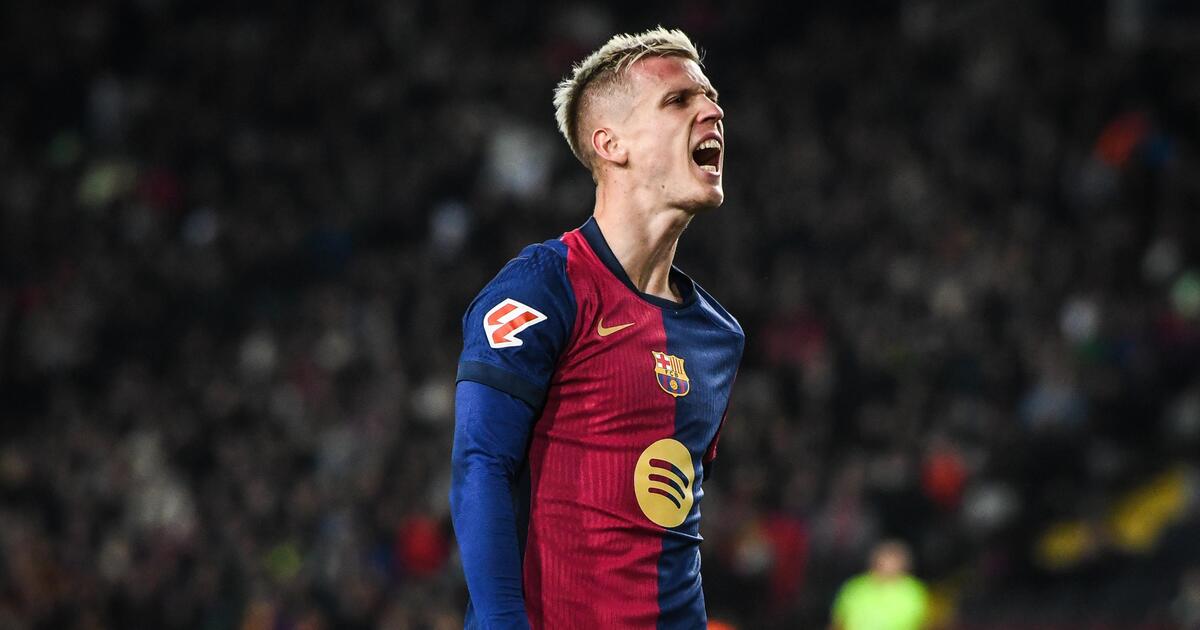 schlecht laeuft dani olmo fc barcelona ball
