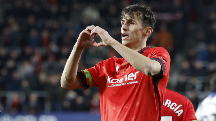 Golashënuesi i tretë i La Ligës Ante Budimir është edhe një herë heroi i Osasuna