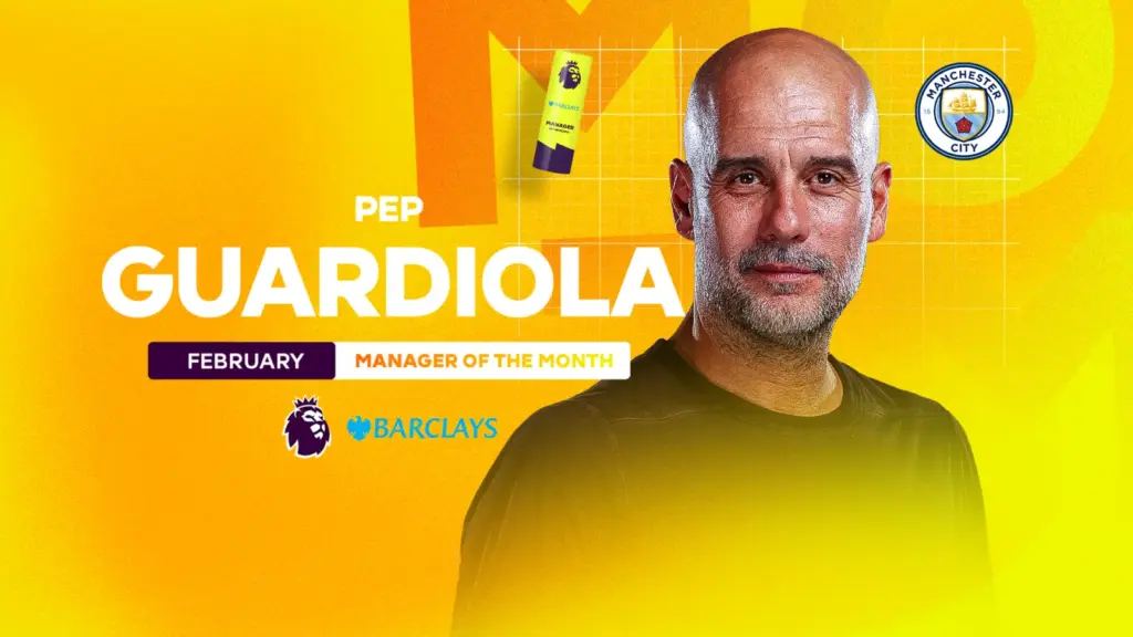 Guardiola u shpall trajneri më i mirë i Premier League në shkurt