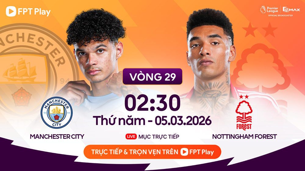 Lidhja me transmetimin e drejtpërdrejtë për ndeshjen e Manchester City kundër Nottingham, 5 mars, ora 02:30, dita e 29-të e Premier League.