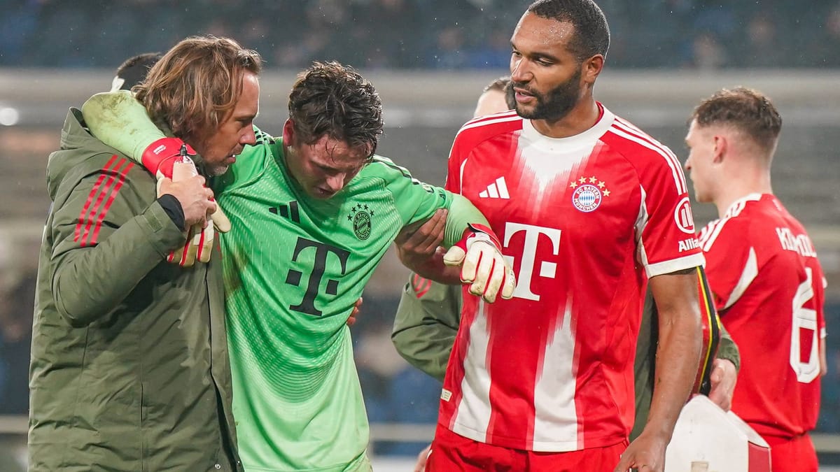 jonas urbig m er prallte mit einem gegenspieler zusammen