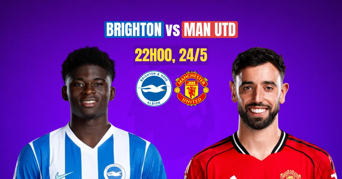 Parashikimi për Manchester United kundër Brighton, 24 maj, ora 22:00: Djajtë e Kuq do ta mbyllin sezonin në mënyrë spektakolare.