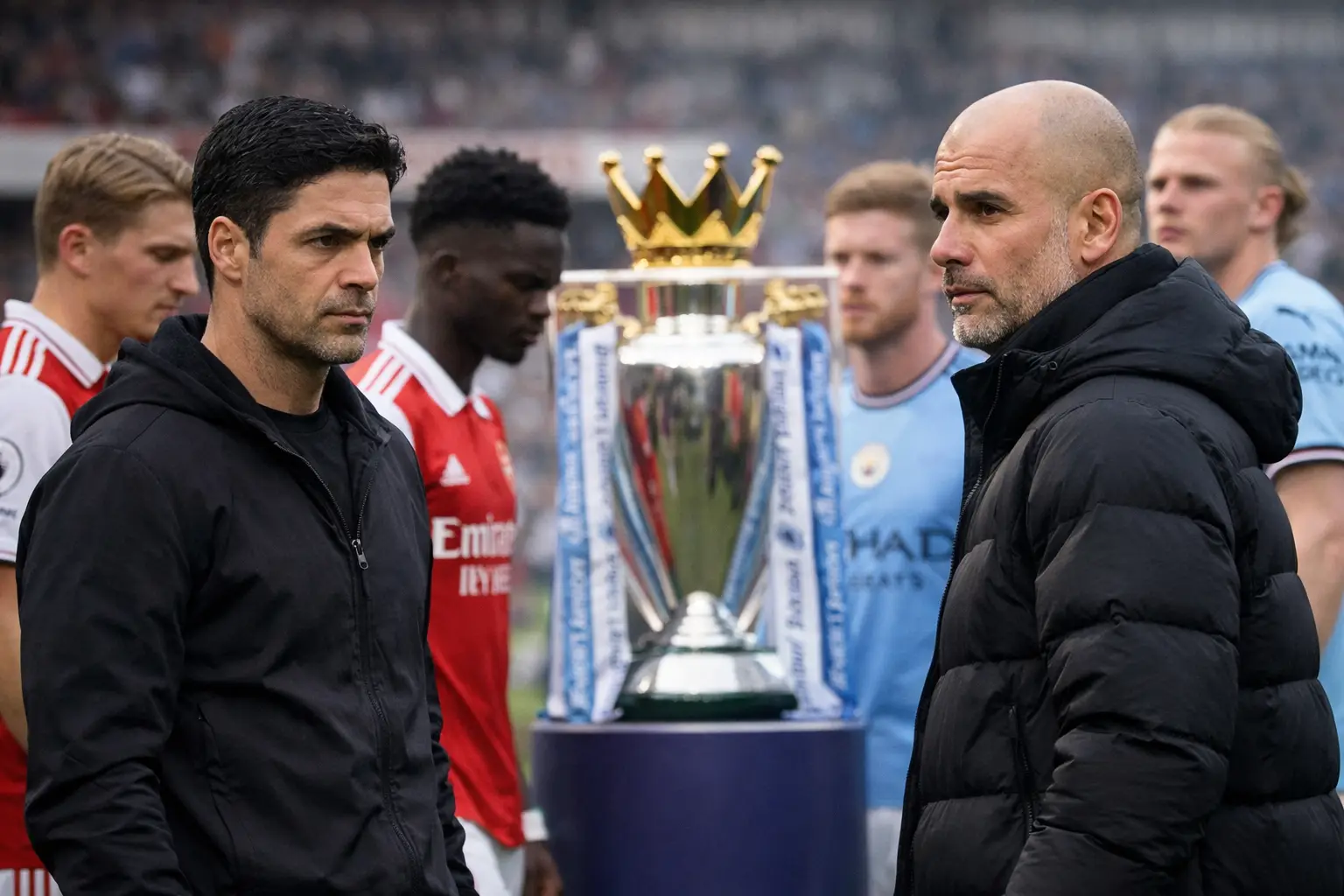 Foto fundi: Çfarë i duhet Arsenalit dhe Manchester Cityt për të fituar titullin e Premierligës?