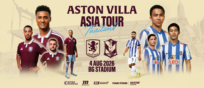 Mbërrin Aston Villa, Tajlandë